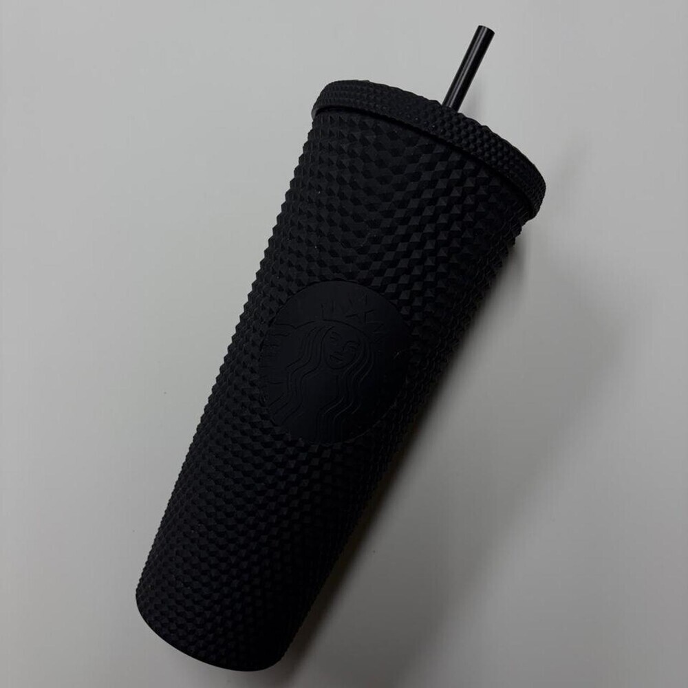 Starbucks black studded 240z venti cold cup tumbler